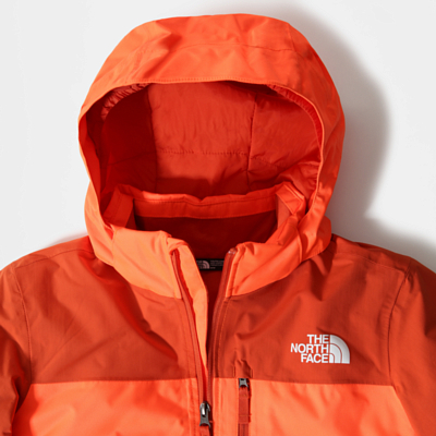 Куртка горнолыжная детская The North Face Snowquest Plus Jkt Y Pwrorg/Brntochr