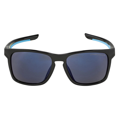 Очки солнцезащитные ALPINA Flexxy Cool Kids I Black-Cyan Gloss/Blue Mirror Cat. 3