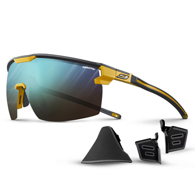 Очки солнцезащитные Julbo Ultimate Cover Yellow/Black/Reactiv S2-4/Yellow/Brown/Blue Flash