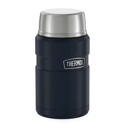 Thermos for food thermos sk3020 0.71l, foldable spoon, blue