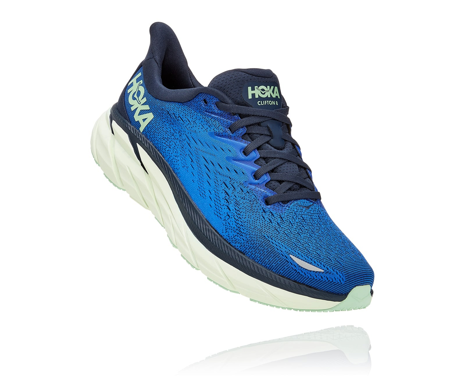 Кроссовки Hoka Clifton 8 Dazzling Blue/Outer Space