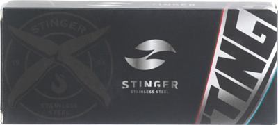 Нож Stinger Knives 90 мм рукоять сталь/алюминий Черный