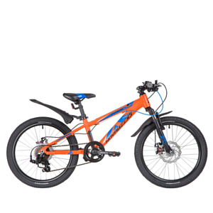 Велосипед Novatrack Extreme 7.D Alloy 20 2021 оранжевый
