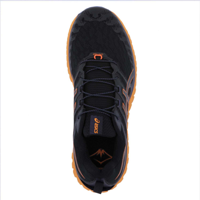 Asics gel noir et orange best sale