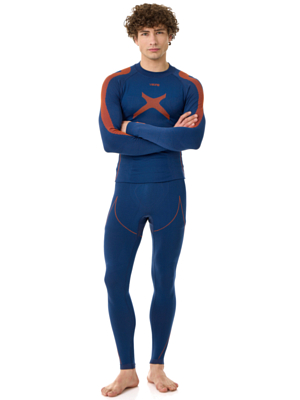 Комплект термобелья VIKING Primeone Man Set Navy/Orange