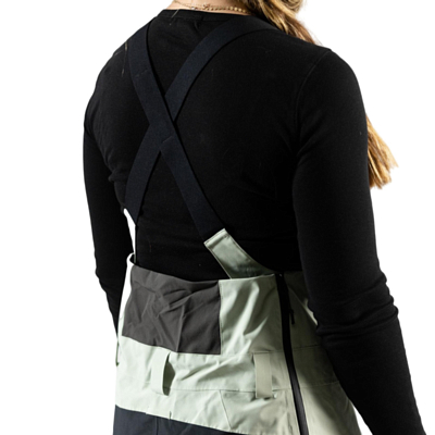 Полукомбинезон сноубордический Jones Mountain Surf Bib W Sage Green