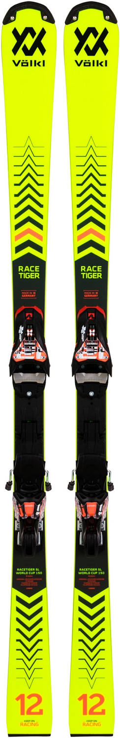 Горные лыжи с креплениями Volkl 2021-22 Racetiger Sl R Jr W Plate S + Race Junior 8