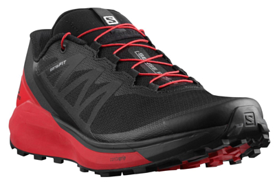 Беговые кроссовки SALOMON Sense Ride 4 Black/Goji Berry