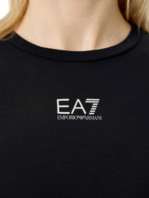 Футболка EA7 Emporio Armani Train Logo Series W Tee LS Tape Black