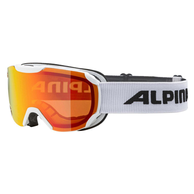 Маска горнолыжная ALPINA Thaynes Q-Lite White Matt/Q-Lite Orange S2