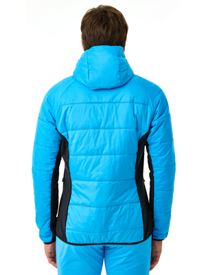 Куртка беговая Nordski Hybrid Warm 2.0 Light Blue/Black