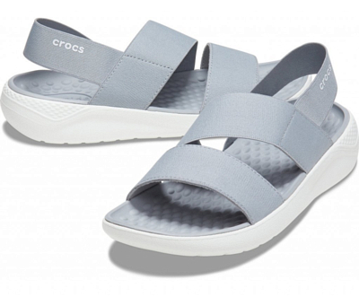 Сандалии Crocs LiteRide Stretch Sandal Light Grey/White