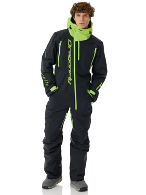 Комбинезон сноубордический Dragonfly Gravity Premium Black/Yellow/Green