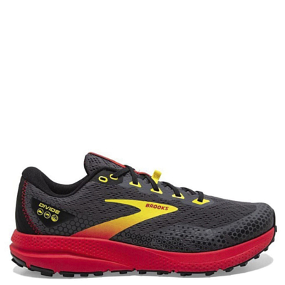 Кроссовки BROOKS Divide 3 Black/Fiery Red/Blazing Yellow