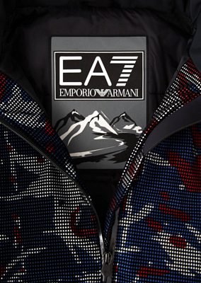 Куртка горнолыжная EA7 Emporio Armani SKI W JKT 10 Camou magenta