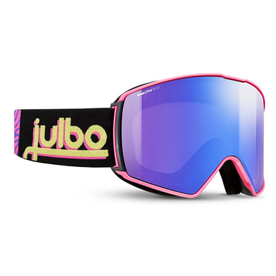 Маска горнолыжная Julbo Launcher Reactiv S1-3 Pink/Black/Blue Flash