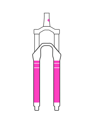 Защитная плёнка Muc-Off для вилки Fork Protection Kit Punk