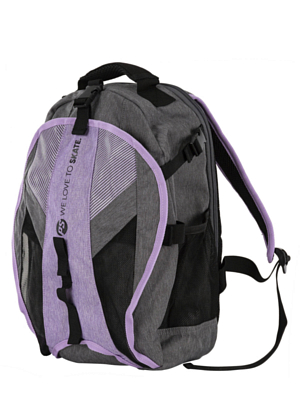 Рюкзак для роликов Powerslide Fitness Backpack Dark grey/Purple