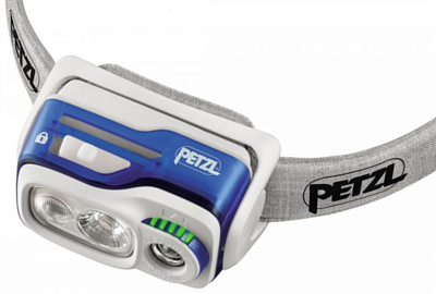 Фонарь налобный PETZL Swift Rl Синий