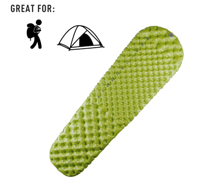 Коврик самонадувающийся Sea To Summit Comfort Light Insulated Mat Large Green