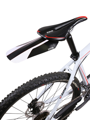 Крыло заднее Zefal Shield Lite Xl Rear Mudguard White/Black