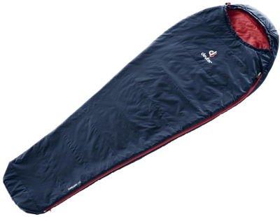 Спальник Deuter Dreamlite L левый Navy/Cranberry