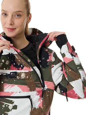 Куртка сноубордическая Анорак Rehall Vie-R Camo Abstract Rose