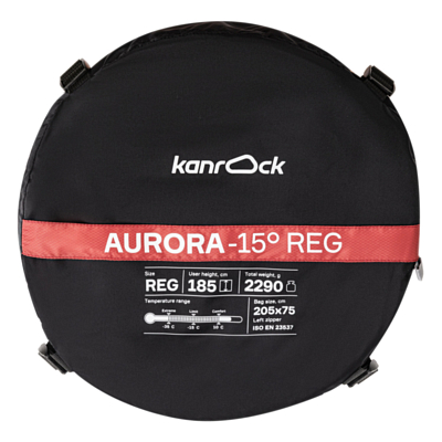 Спальник Kanrock Aurora -15 Regular Red