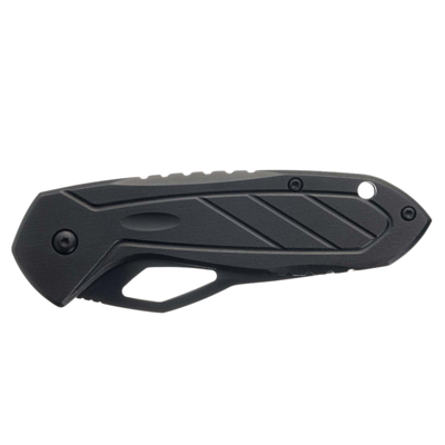 Нож Stinger Knives 80 мм рукоять алюминий Черный