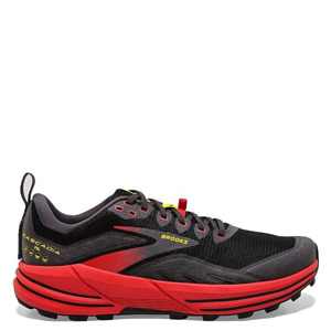 Кроссовки BROOKS Cascadia 16 Black/Fiery Red/Blazing Yellow