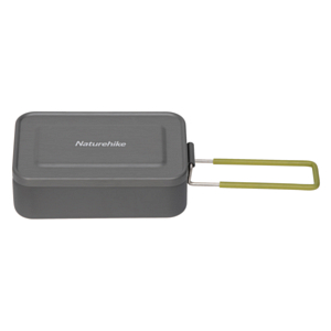 Контейнер для еды Naturehike Aluminum Alloy Square Lunch Box Grey