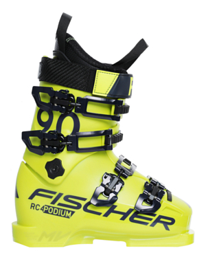 Горнолыжные ботинки детские FISCHER RC4 PODIUM 90 YELLOW/YELLOW