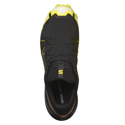 Кроссовки SALOMON Speedcross 6 GTX Black/Sulphur Spring/Bird Of Paradise