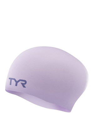 Шапочка для плавания TYR Long Hair Wrinkle-Free Silicone Cap Фиолетовый