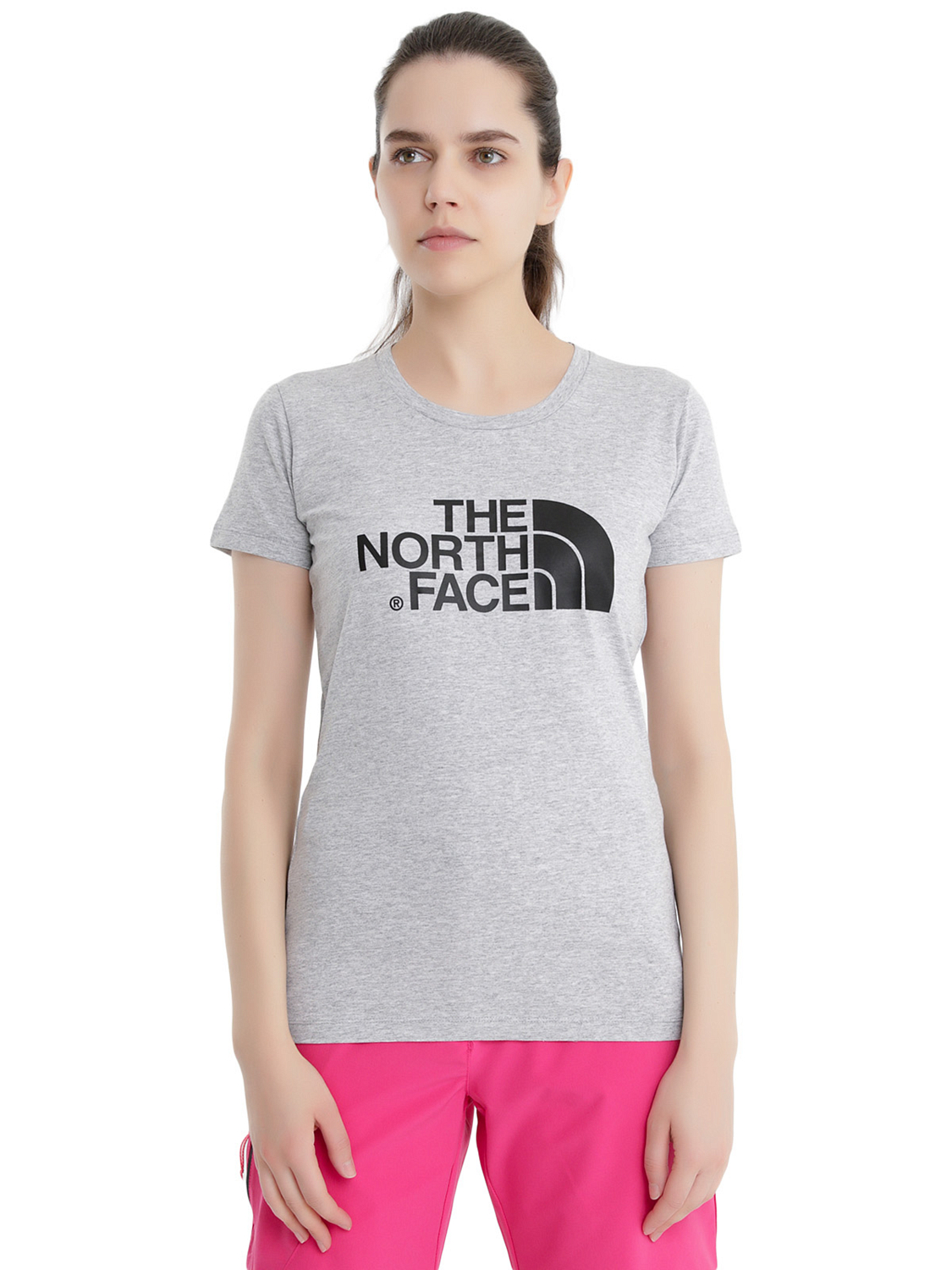 The north face t shirt best sale grey