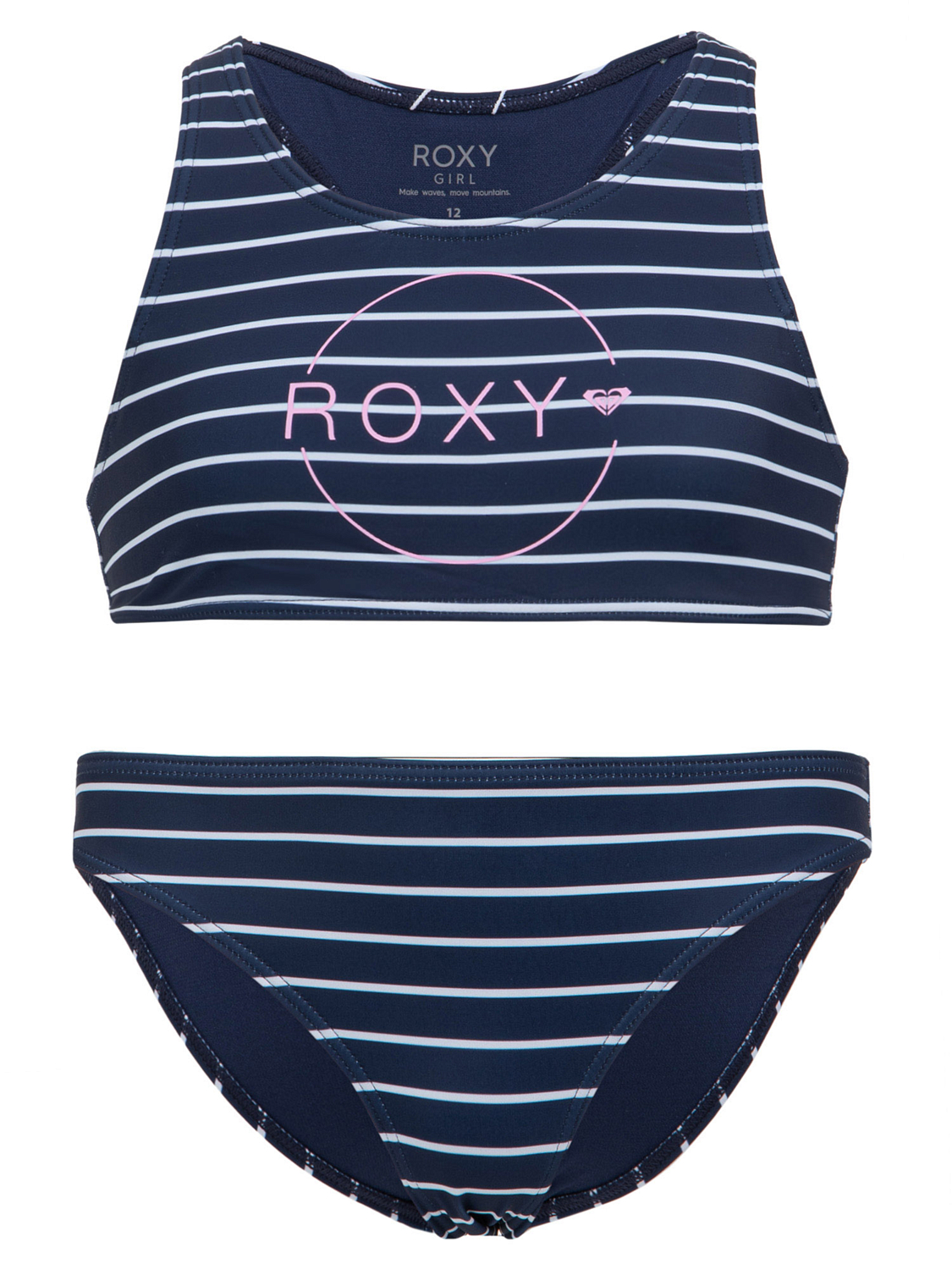 Купальник детский Roxy Bico Basic Stri Naval Academy La Basiqu Stripe