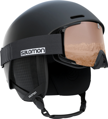 Зимний шлем SALOMON Brigade Hard Shell Black