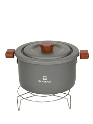 Горелка с кастрюлей (комплект) Toread Camping pot Dark Grey