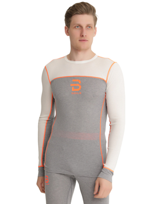 Термобельё верх Bjorn Daehlie Performance-Tech Long Sleeve Light Grey Melange