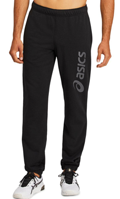 Брюки беговые Asics Big Logo Sweat Pant Performance Black/Dark Grey