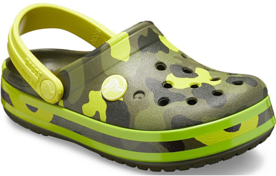 Сандалии детские Crocs Crocband MultiGraphic Clog K Citrus