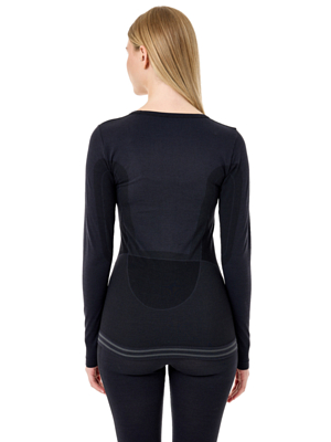 Термобельё верх LENZ Merino 6.0 Round Neck Black