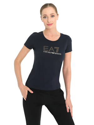 Футболка EA7 Emporio Armani T-Shirt W Navy Blue