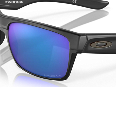 Очки солнцезащитные Oakley Two Face Matte Black/Prizm Sapphire/Iridium Polarized