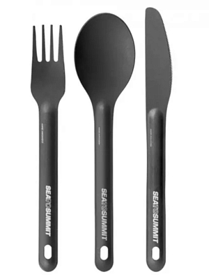 Столовые приборы Sea To Summit AlphaLight Cutlery Set 3pc Knife/Fork and Spoon Grey Anodised