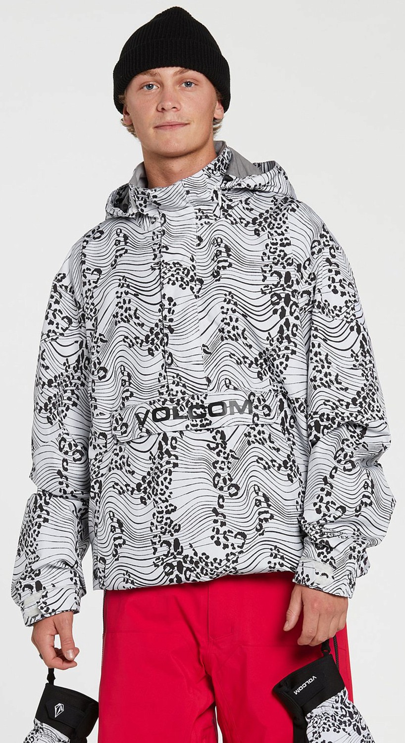 Куртка-анорак сноубордическая Volcom Melo Gore-Tex Pullover White Print