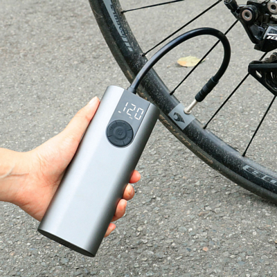 Велонасос Cycplus A8 Air Pump Silver