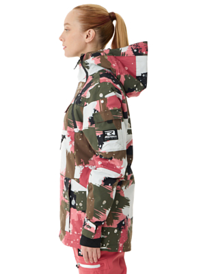 Куртка сноубордическая Анорак Rehall Vie-R Camo Abstract Rose