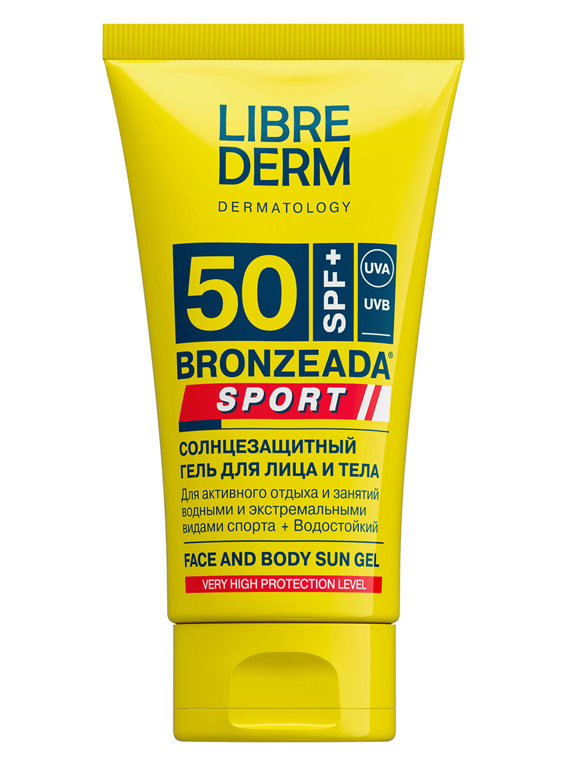 Гель солнцезащитный SPF 50 LIBREDERM Bronzeada Sport 150 мл