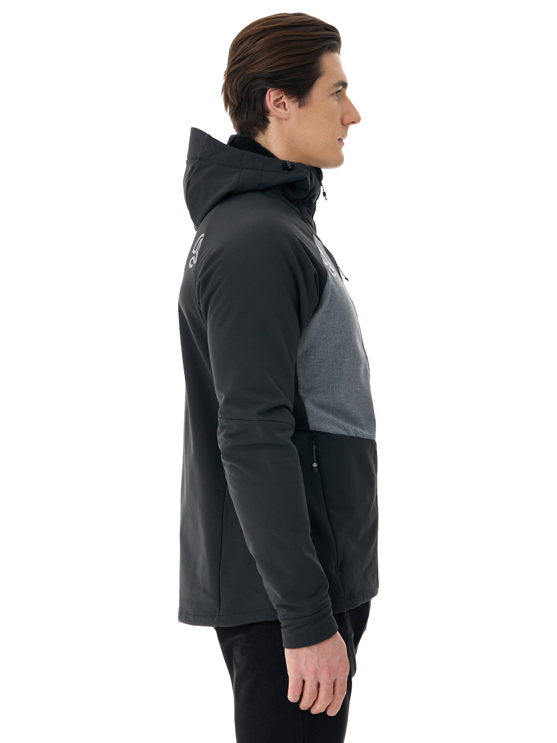 Ternua - Lekko Hard Hood 2.0 Jacket - Chaqueta softshell - Black / Whales  Grey | S